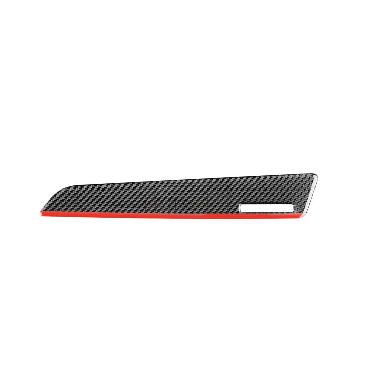 Carbon Fibre Car Co-Pilot Trim with Red Edge Accent for Audi Q3 (2013-2018) Right-Hand Drive