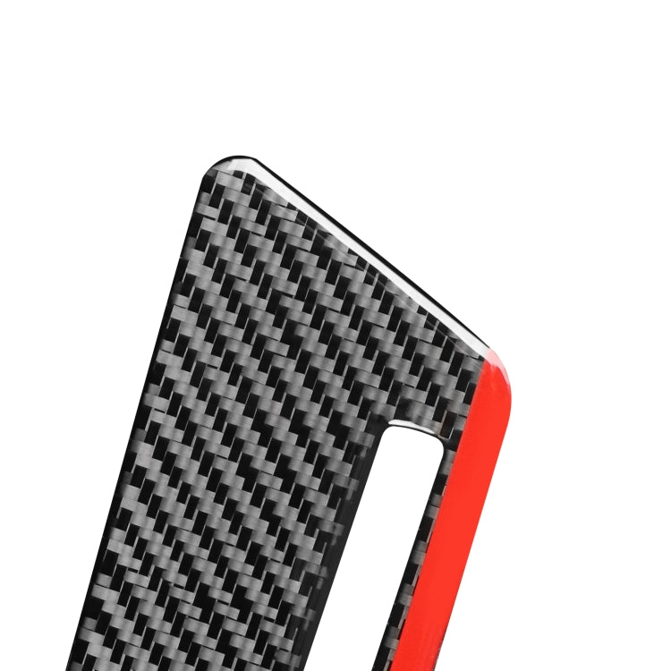 Carbon Fibre Car Co-Pilot Trim with Red Edge Accent for Audi Q3 (2013-2018) Right-Hand Drive
