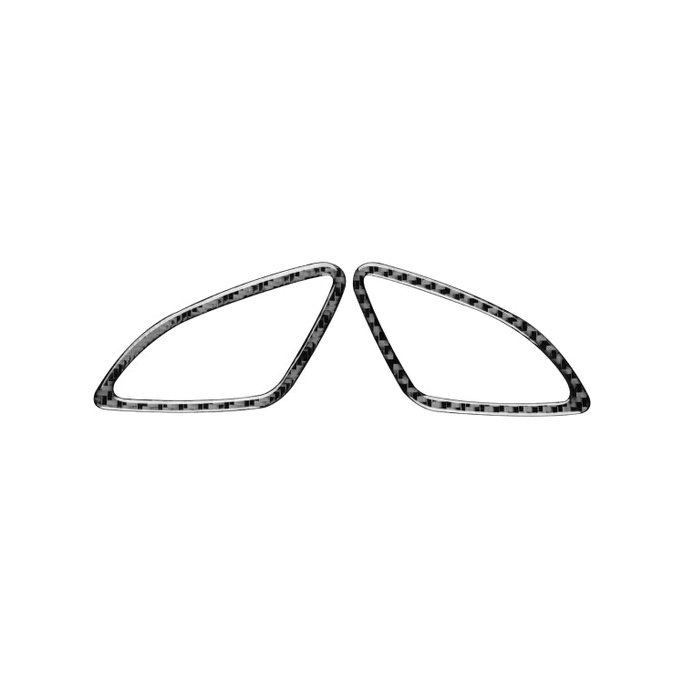Carbon Fibre Decorative Air Outlet Stickers for Audi Q3 (2013-2018) - 2 Piece Set