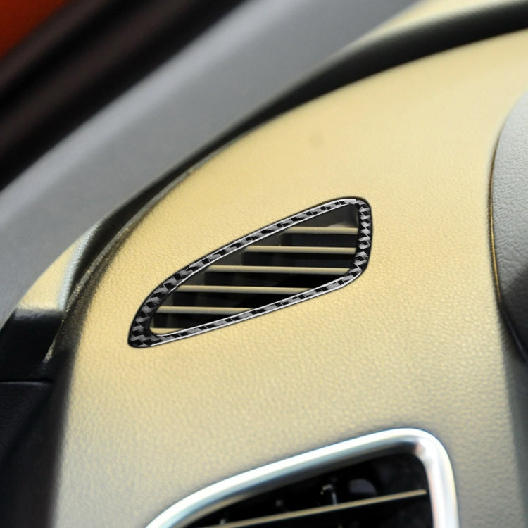 Carbon Fibre Decorative Air Outlet Stickers for Audi Q3 (2013-2018) - 2 Piece Set