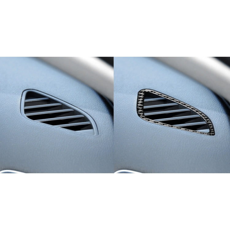 Carbon Fibre Decorative Air Outlet Stickers for Audi Q3 (2013-2018) - 2 Piece Set