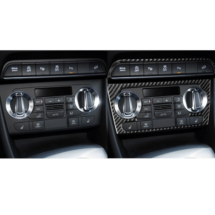 Carbon Fibre Decorative Air Conditioning Knob Frame Stickers - 2 Piece Set for Audi Q3 (2013-2018) - Perfect Fit for Left and Right Drive