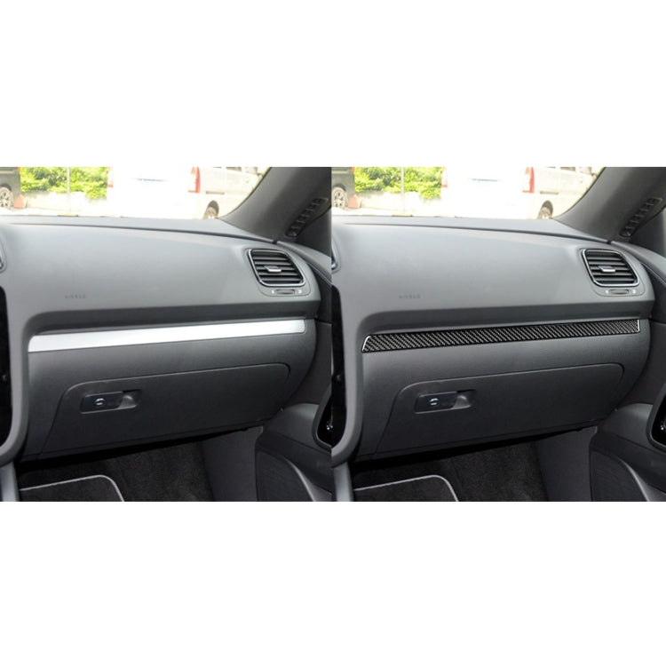 Carbon Fibre Decorative Dashboard Stickers Set for Volkswagen Scirocco (2009-2016) - 3 Piece Left Drive Accessory