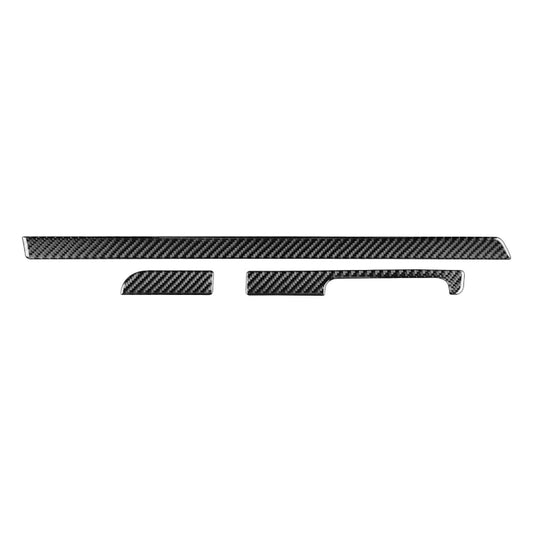 3-Piece Carbon Fibre Decorative Dashboard Trim for 2009-2016 Volkswagen Scirocco (Right-Hand Drive)