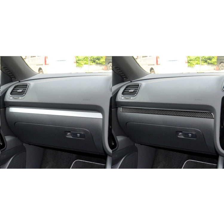3-Piece Carbon Fibre Decorative Dashboard Trim for 2009-2016 Volkswagen Scirocco (Right-Hand Drive)