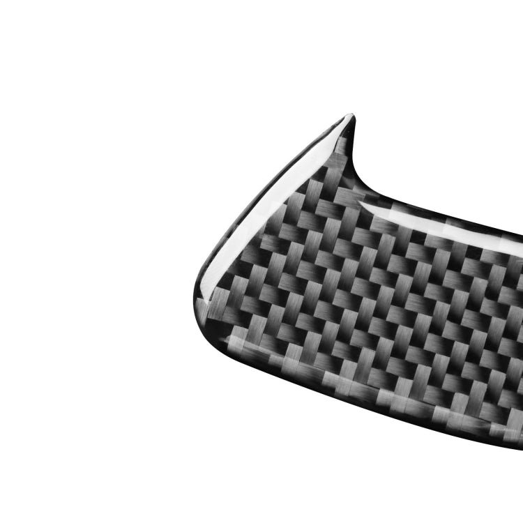 Carbon Fibre Door Lock Frame Decorative Stickers - 2 Piece Set for Volkswagen Scirocco (2009-2016) Left-Hand Drive