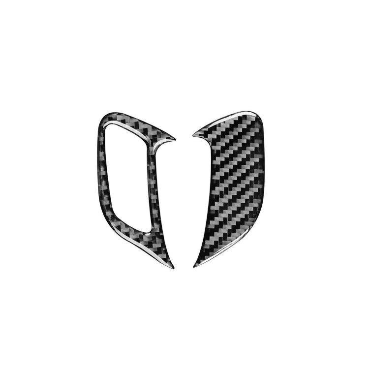 Carbon Fibre Door Lock Frame Stickers for Volkswagen Scirocco (2009-2016) - Stylish 2-Piece Set