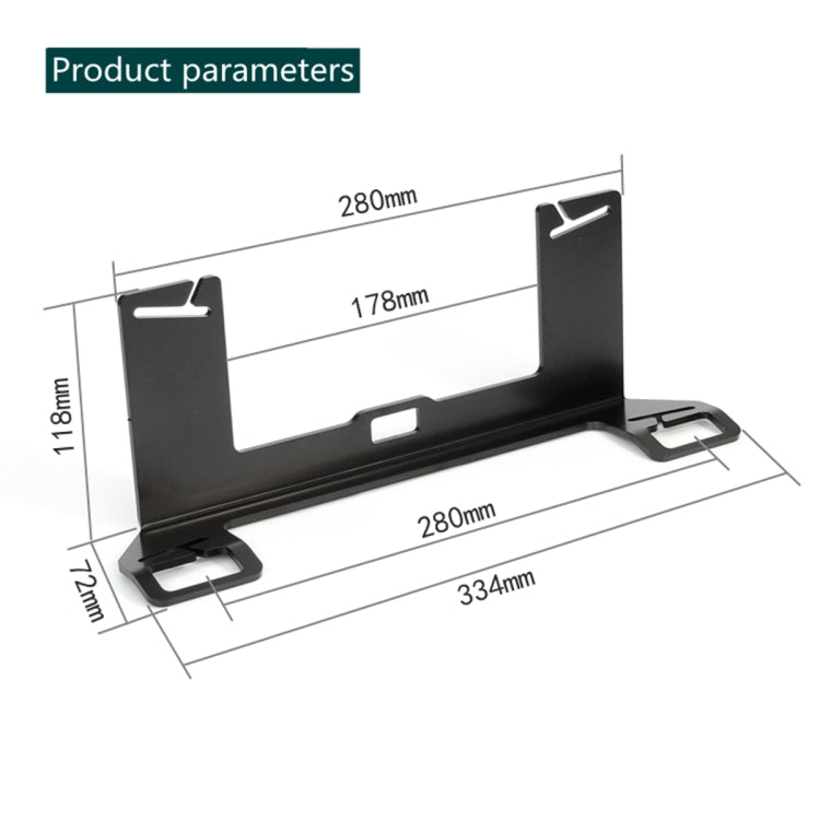 ISOFIX Child Safety Seat Mounting Bracket - Universal Dual-Purpose Design