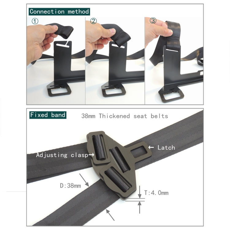 ISOFIX Child Safety Seat Mounting Bracket - Universal Dual-Purpose Design
