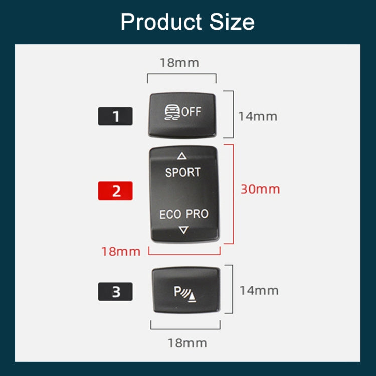 For BMW 3 Series Left Driving Car Central Control Multi-function Sport Button 6131 9252 912