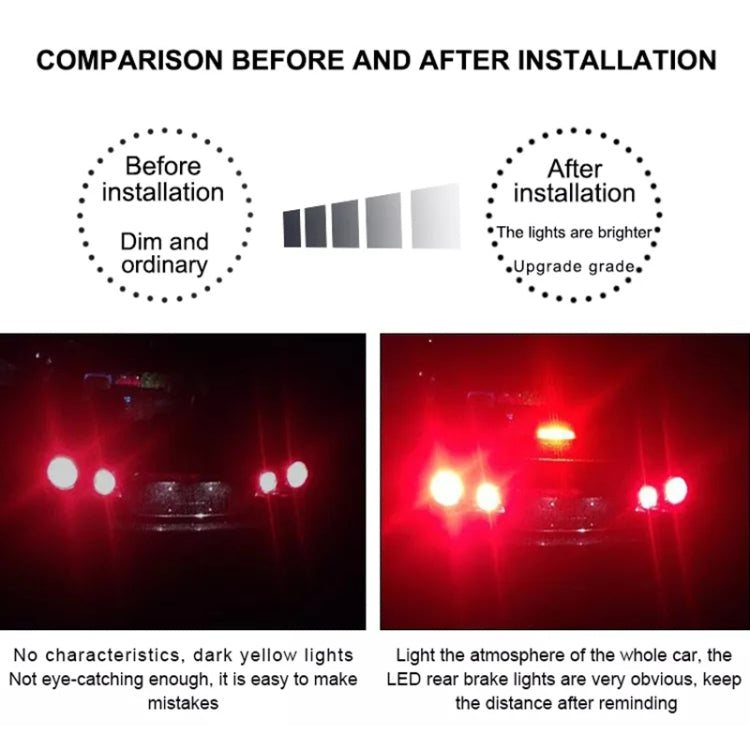 2pcs 1156 IC12-28V / 16.68W / 1.39A Car 3020EMC-26 Constant Current Wide Voltage Turn Signal Light