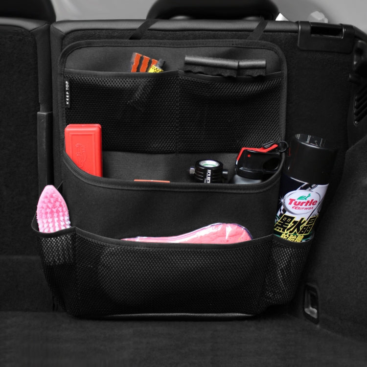 Versatile Car Boot Organiser with Rear Seat Pocket Storage