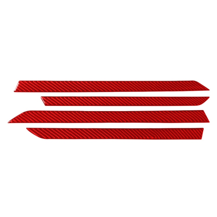 Stylish Carbon Fibre Door Trim Strips for 2016-2019 Honda Civic Tenth Generation – Universal Fit for Left and Right Drive