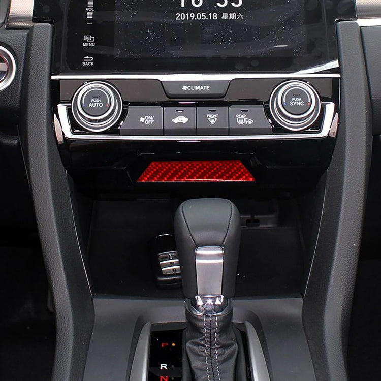 Carbon Fibre Decorative Storage Stickers for Honda Civic 2016-2019, Left & Right Drive Universal Fit