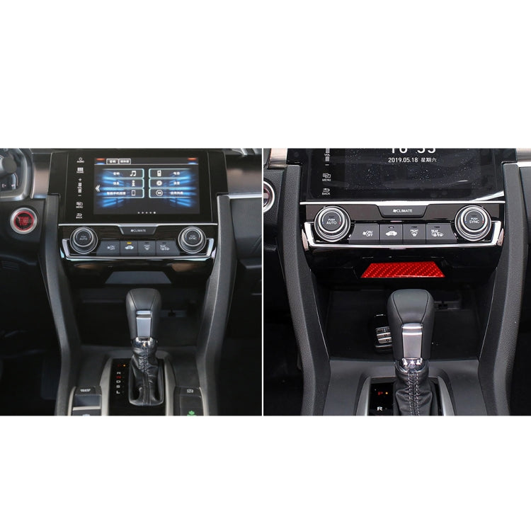 Carbon Fibre Decorative Storage Stickers for Honda Civic 2016-2019, Left & Right Drive Universal Fit