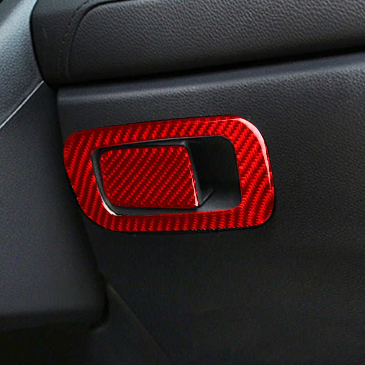 Carbon Fibre Decorative Storage Box Switch Frame for Honda Civic 2016-2019, Left Hand Drive