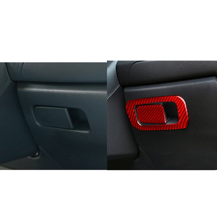 Carbon Fibre Decorative Storage Box Switch Frame for Honda Civic 2016-2019, Left Hand Drive