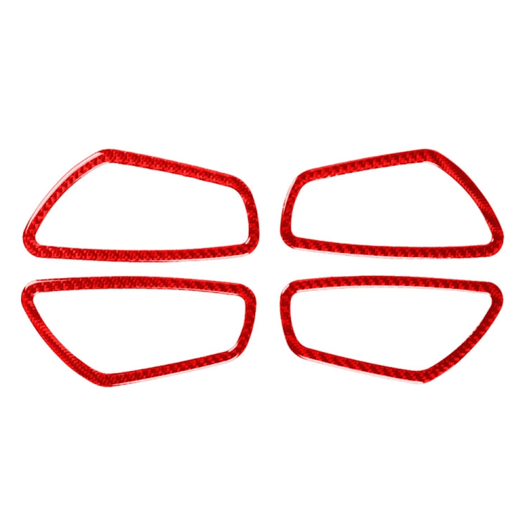 Carbon Fibre Door Wrist Frame Accent Stickers for Honda Civic (2016-2019) - Left & Right Drive Universal Fit