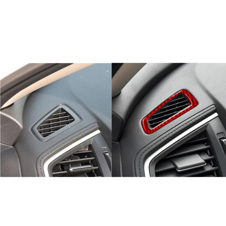 Carbon Fibre Air Vent Trim Sticker for Honda Civic 2016-2019 (Tenth Gen) - Right-Hand Drive