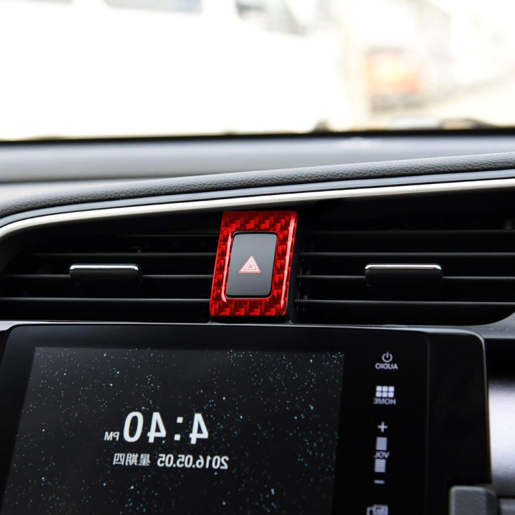 Carbon Fibre Double Flash Light Decorative Sticker for Honda Civic 2016-2019 (Tenth Gen) - Right Drive Customisation
