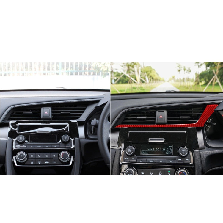 Carbon Fibre Decorative Sticker for Honda Civic (2016-2019) - Central Control Air Outlet Trim