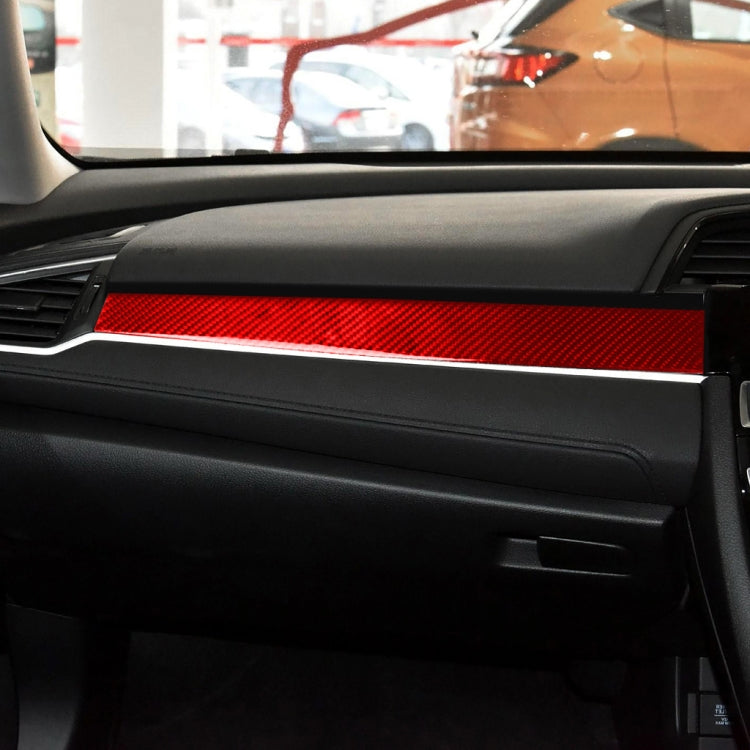 Carbon Fibre Central Control Decor Sticker for Honda Civic 2016-2019 (10th Gen) - Right Drive