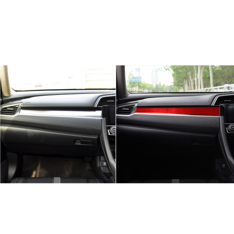 Carbon Fibre Central Control Decor Sticker for Honda Civic 2016-2019 (10th Gen) - Right Drive