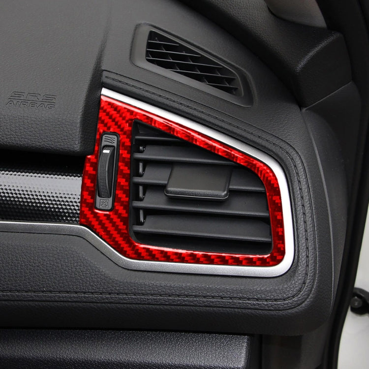 Carbon Fibre Air Vent Trim Stickers for Honda Civic 2016-2019 – Left and Right Side Enhancements