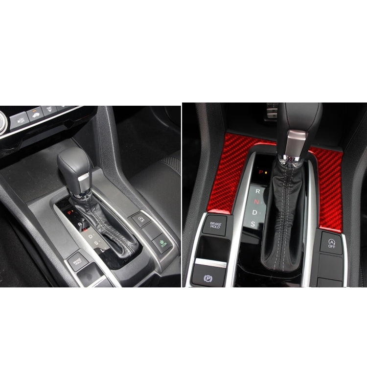 Carbon Fibre Decorative Gear Stickers for Honda Civic 2016-2019 – Universal Fit for Left and Right Drive