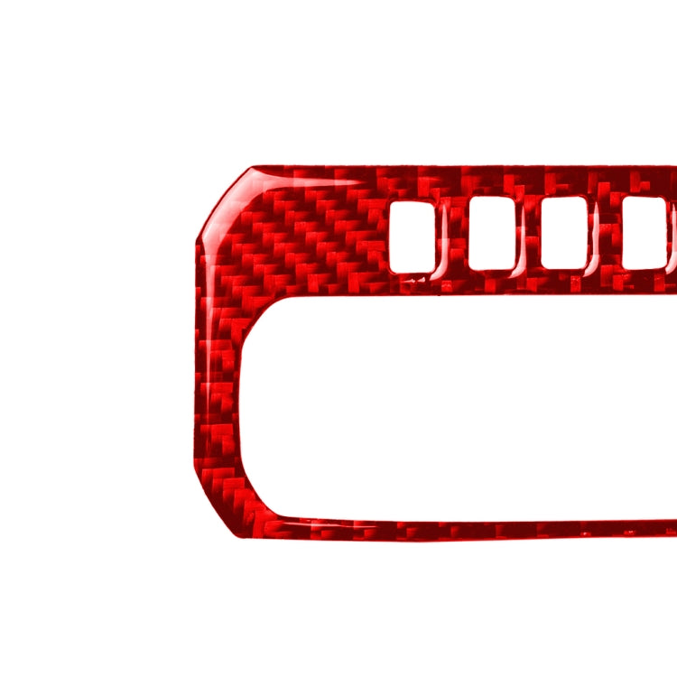 Carbon Fibre Gear Shift Button Frame Stickers for Honda Civic 10th Gen (2016-2019) - Left Drive Decor Upgrade