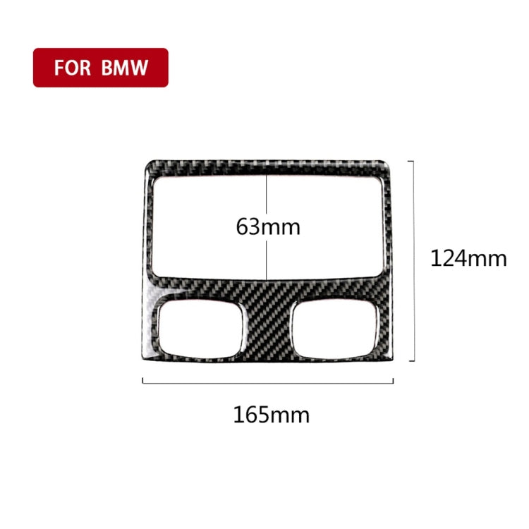 Carbon Fibre Rear Air Vent Trim Sticker for BMW E90 / E92 (2005-2012)