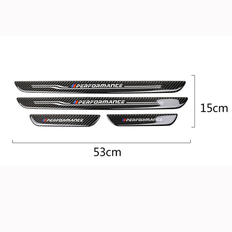 Premium Carbon Fibre Door Sill Protector Decal for BMW E90 (2005-2012)