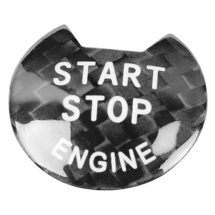 Carbon Fibre Decorative Engine Start Button Cover Trim for Nissan / Infiniti