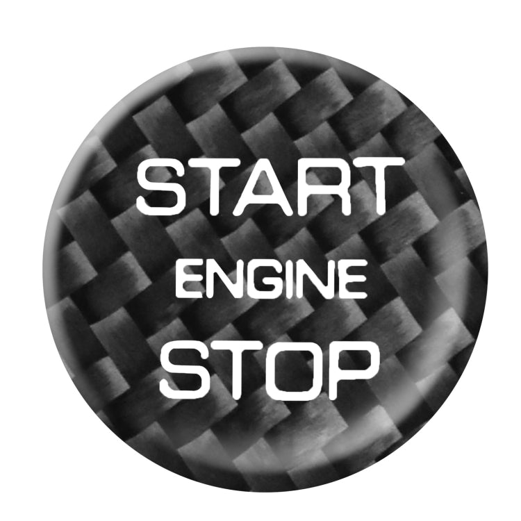 Carbon Fibre Engine Start Button Trim for 2016-2019 Land Rover Discovery