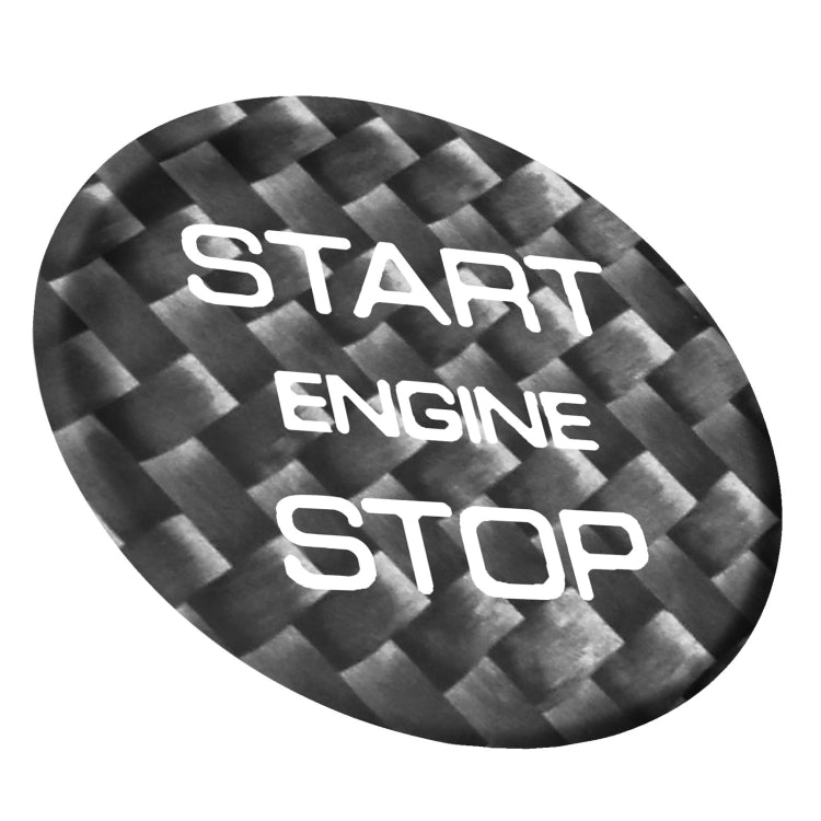 Carbon Fibre Engine Start Button Trim for 2016-2019 Land Rover Discovery