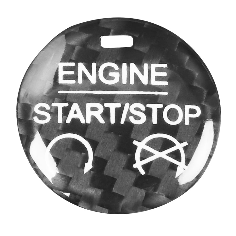 Carbon Fibre Engine Start Button Trim for 2015-2019 Ford Mustang – Stylish Interior Upgrade