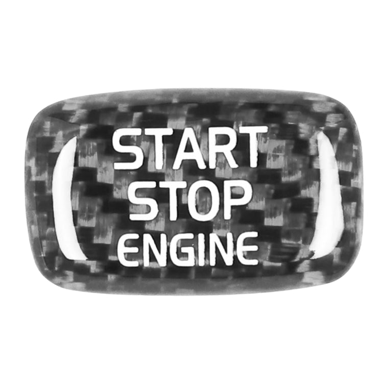 Carbon Fibre Engine Start Button Cover Trim for Volvo V40 (2013-2019) - Enhance Your Interior Style!