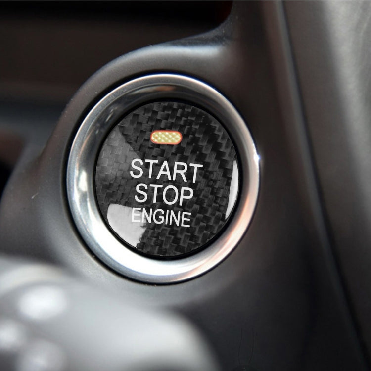 Mazda CX-8 Carbon Fibre Engine Start Button Trim - Stylish Interior Upgrade