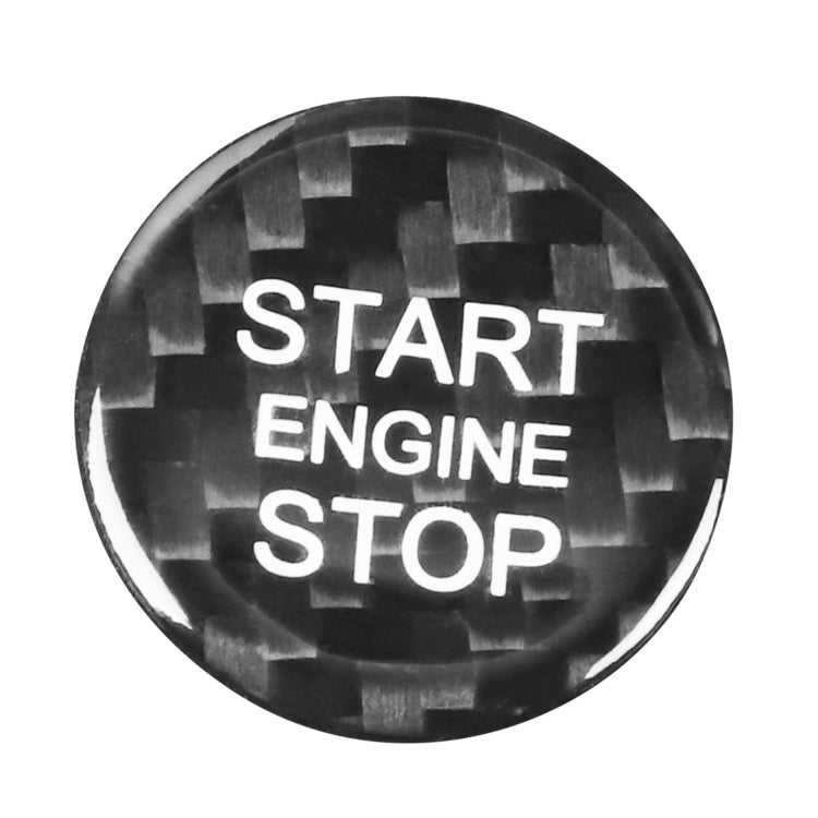 Audi A3 Carbon Fibre Engine Start Button Cover - Stylish Interior Upgrade