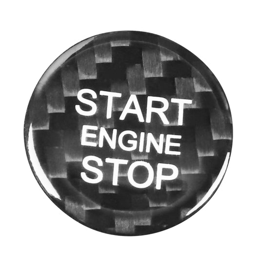 Audi A3 Carbon Fibre Engine Start Button Cover - Stylish Interior Upgrade