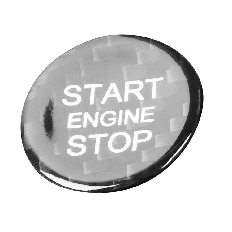 Audi A3 Carbon Fibre Engine Start Button Cover - Stylish Interior Upgrade