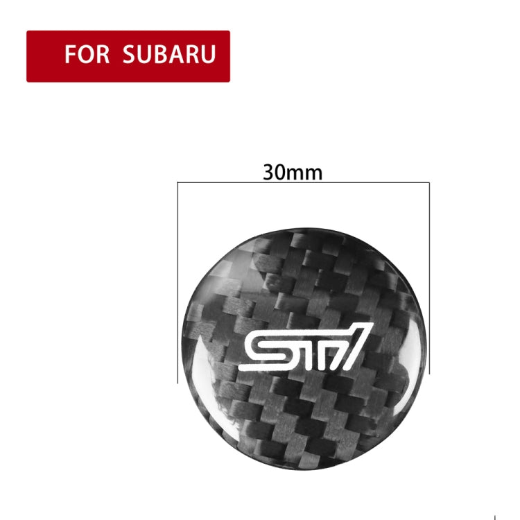 Sleek Carbon Fibre Engine Start Button Trim for Subaru BRZ & 86 (2013-2019)