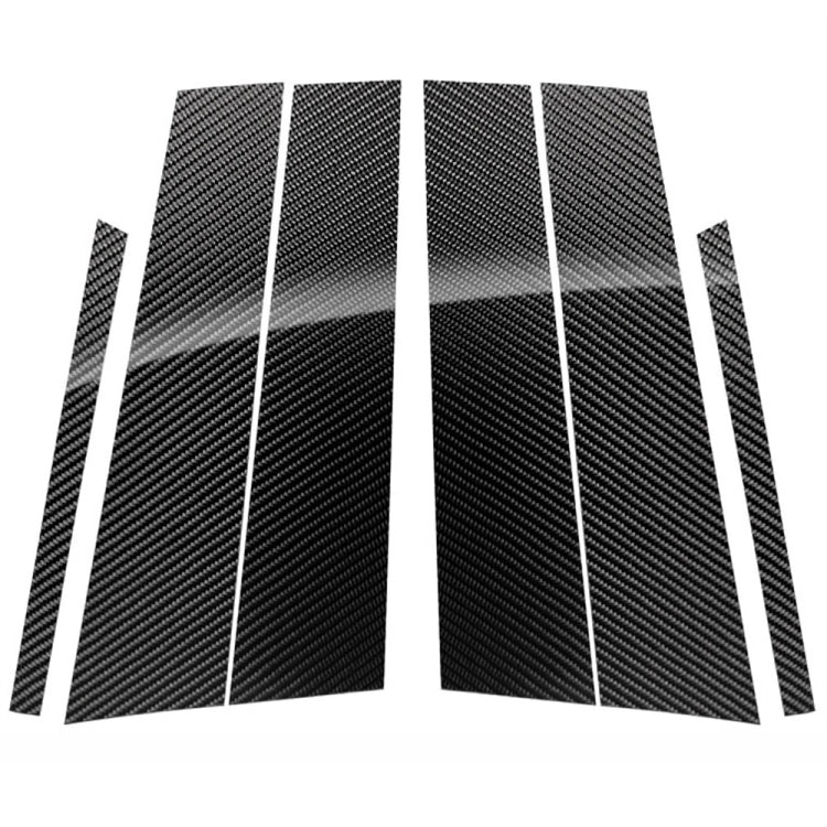Carbon Fibre B Pillar Trim Stickers for Mercedes-Benz GLC (2015-2019) - Universal Fit for Left and Right Drive
