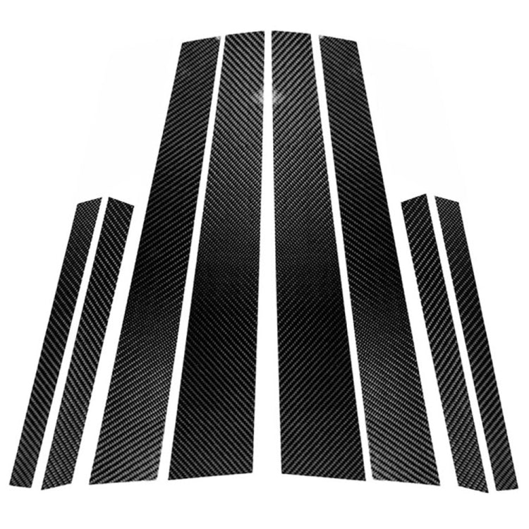 Carbon Fibre B-Pillar Trim Stickers for BMW X6 F16 (2014-2018) - Universal Fit for Left and Right Drive