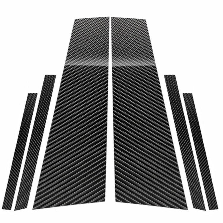 Carbon Fibre B Pillar Trim Stickers for BMW 5GT F07 (2012-2017) - Left & Right Drive Compatibility