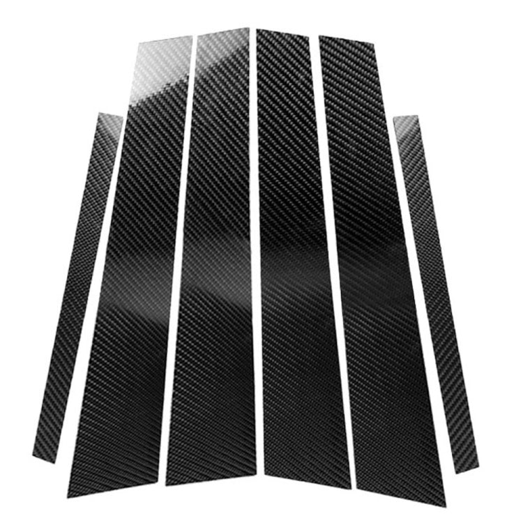 Carbon Fibre B Pillar Trim Stickers for BMW E60 (2004-2010) - Universal Fit for Left and Right Drive