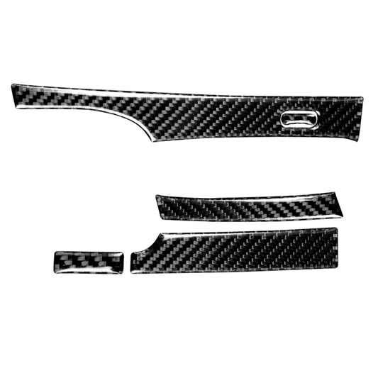 5-in-1 Carbon Fibre Automatic Gear Trim Sticker for Honda Civic 8th Gen (2006-2011) - Left Drive Enhancement