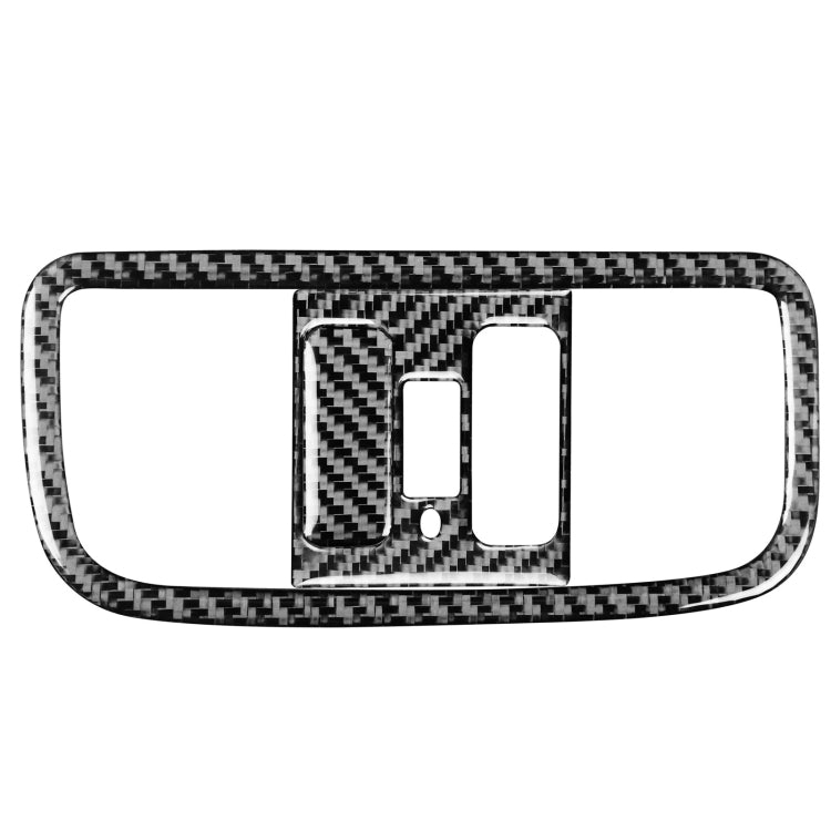 Dual Carbon Fibre Ceiling Light Decor Stickers for Honda Civic 8th Gen (2006-2011) - Left & Right Drive Compatible