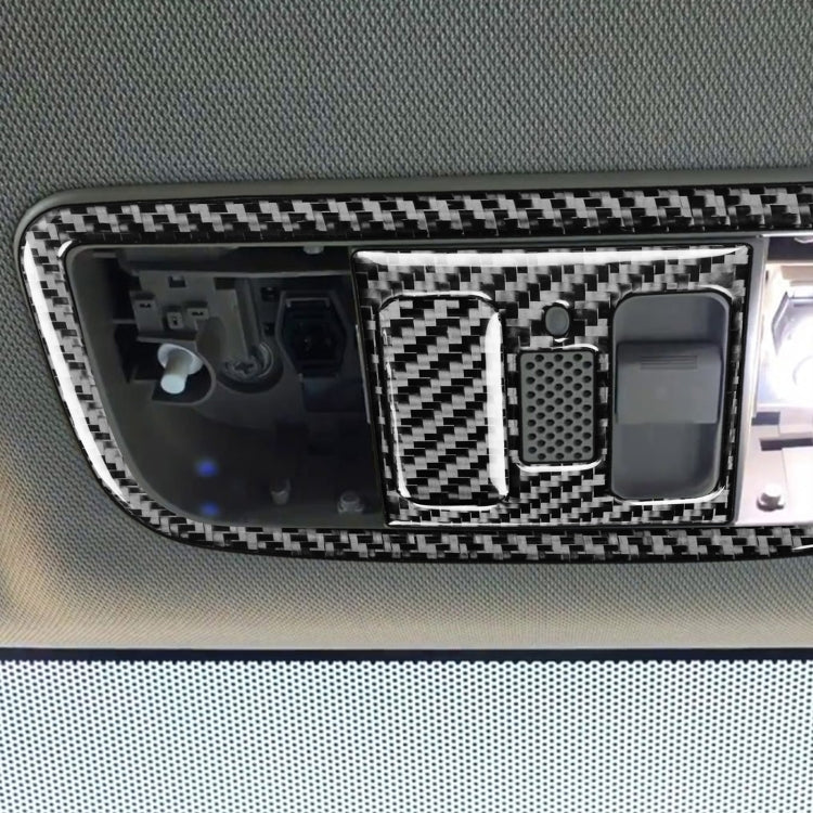Dual Carbon Fibre Ceiling Light Decor Stickers for Honda Civic 8th Gen (2006-2011) - Left & Right Drive Compatible