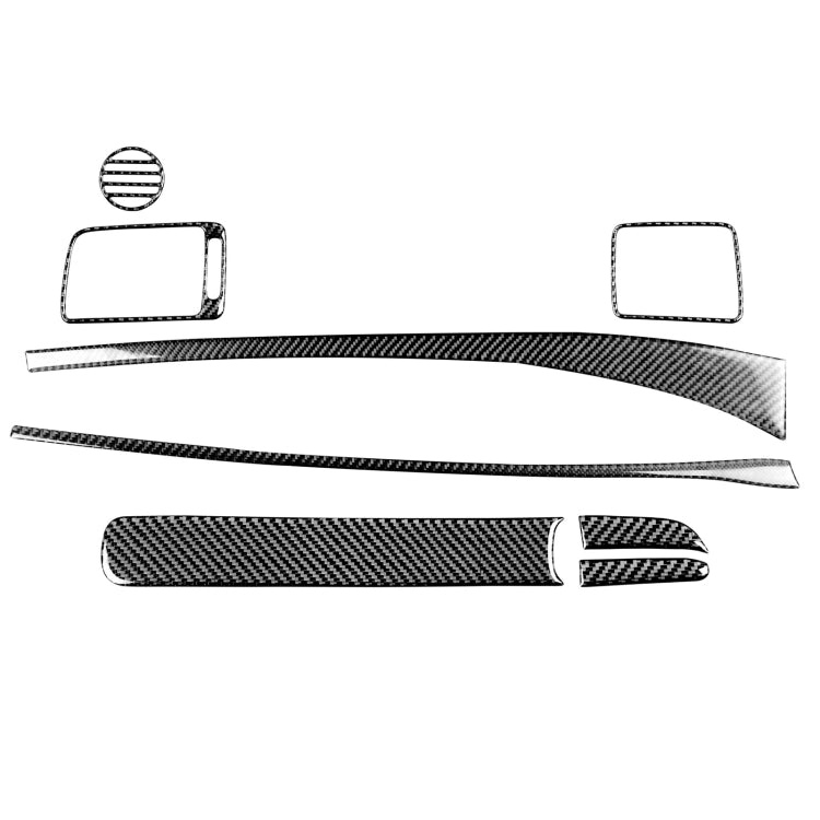 Carbon Fibre 8-in-1 Dashboard Decorative Stickers for Honda Civic 8th Gen (2006-2011) – Right-Hand Drive